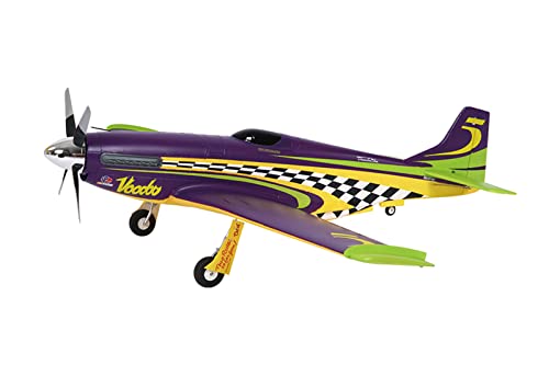 Fms Rc Planes for Adults 6 Channel Remote Control Airplane 1100mm P-51 VD Mustang Voodoo Hobby Rc Plane Without Reflex V2 PNP (No Radio, Battery, Charger)