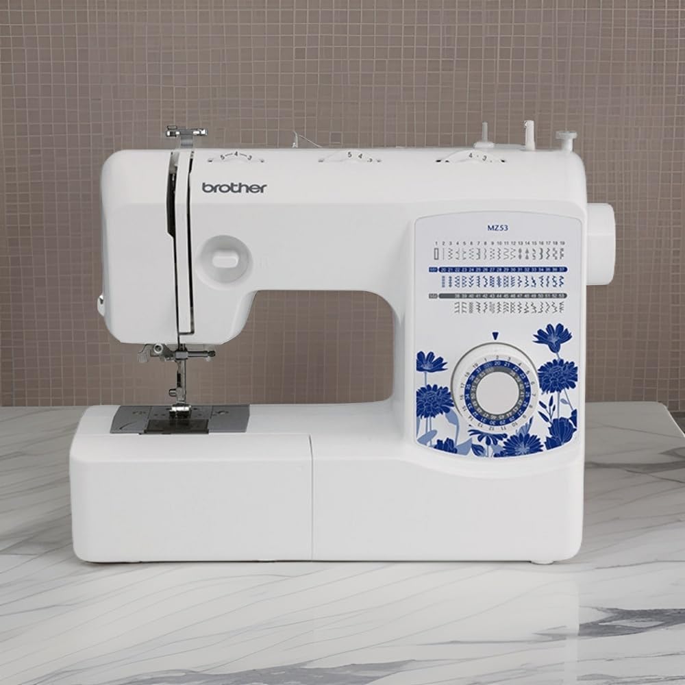 Brother MZ53 Mechanical Sewing Machine with 53 Built-in Stitches, Refurbished (Renewed)