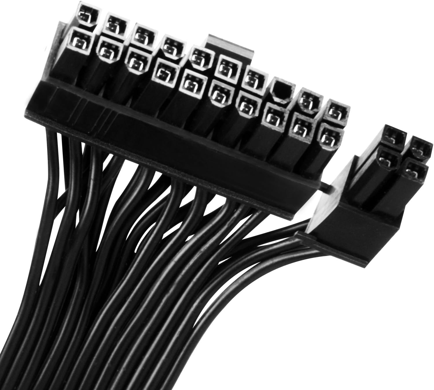 SilverStone Technology SST-ET750-B Watt 80 Plus Bronze Fixed Cable Computer Power Supply with All Flat Black Cables