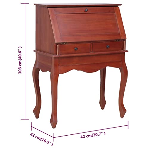 Secretary Desk Brown 30.7