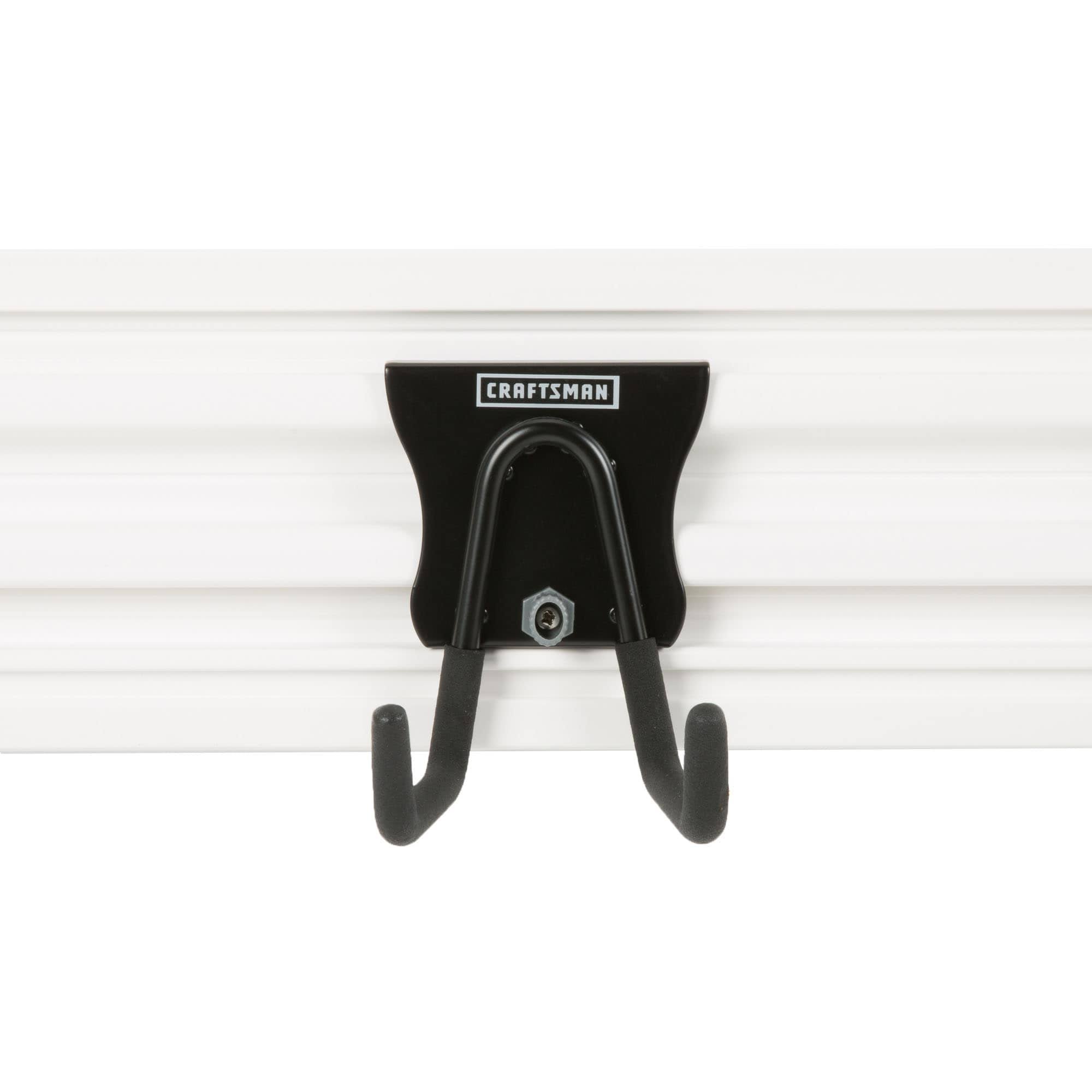 Craftsman Versatrack 20-Piece White and Black Composite Multipurpose Storage Rail System