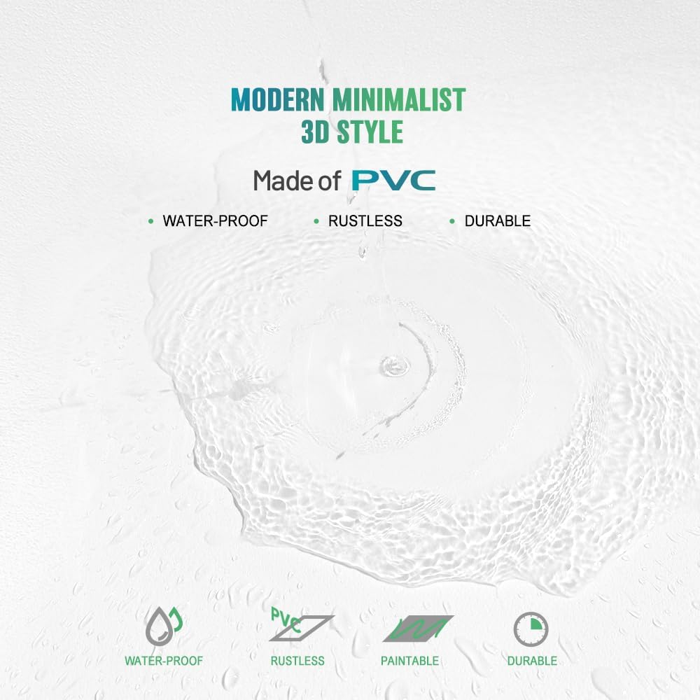 2ft x 4ft Printed Pro Ceiling Tiles - PVC Ceiling Panel 24 x 48in – Waterproof, Washable and Fire-Rated - High-Grade PVC to Prevent Breakage-Package of 10 Tiles