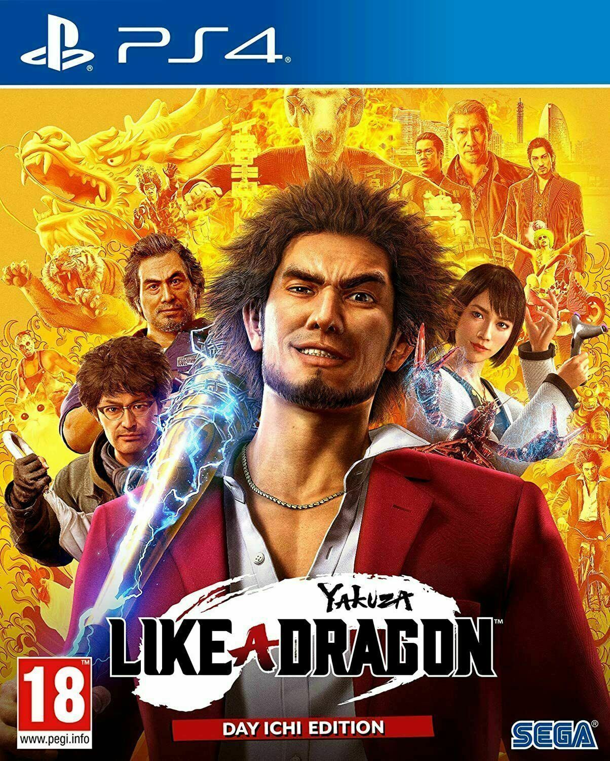 Yakuza: Like A Dragon - Sony Playstation 4 Steelbook PS4 SEGA Day Ichi Edition
