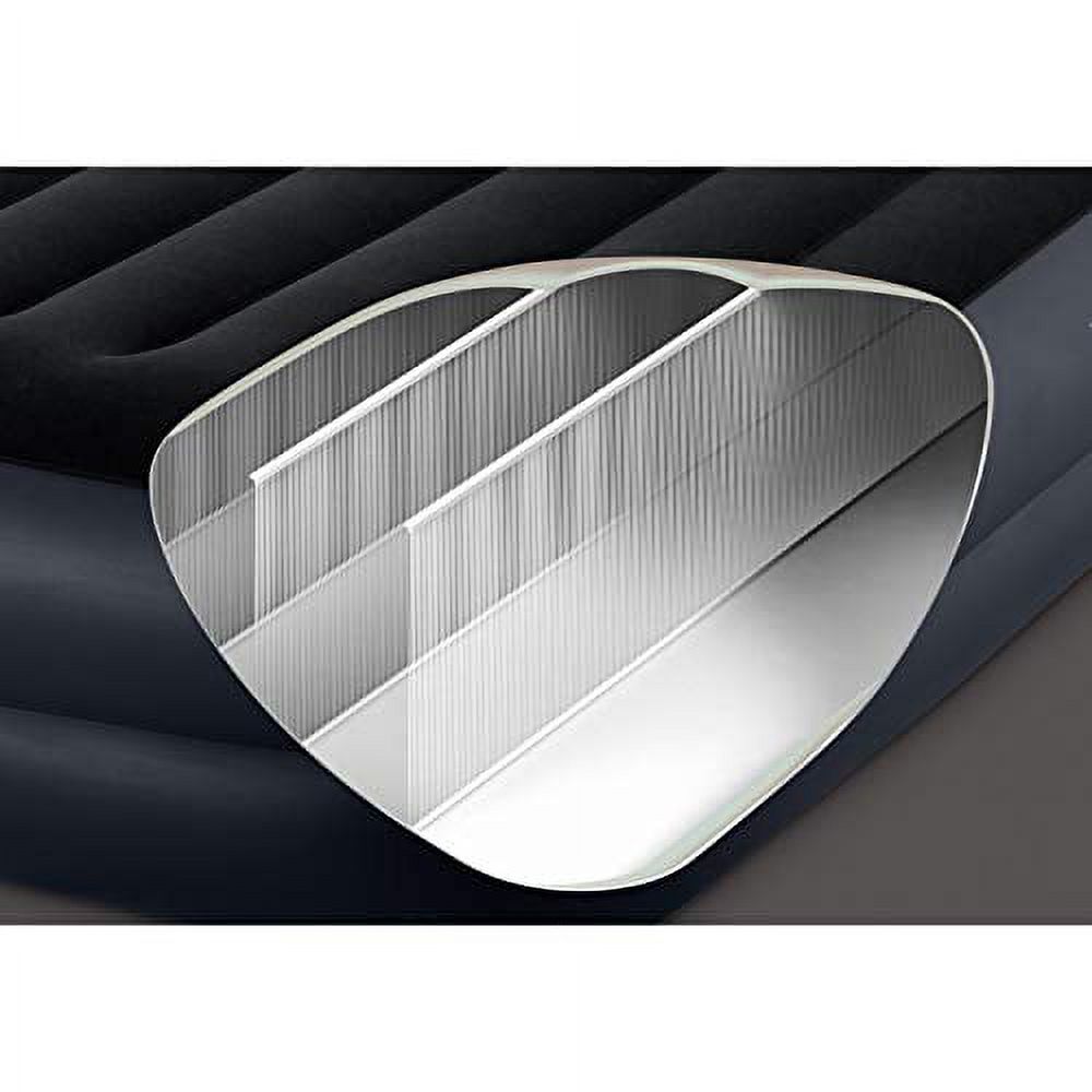 Intex Dura-Beam Standard Series Pillow Rest Raised Airbed with Internal Pump, Twin