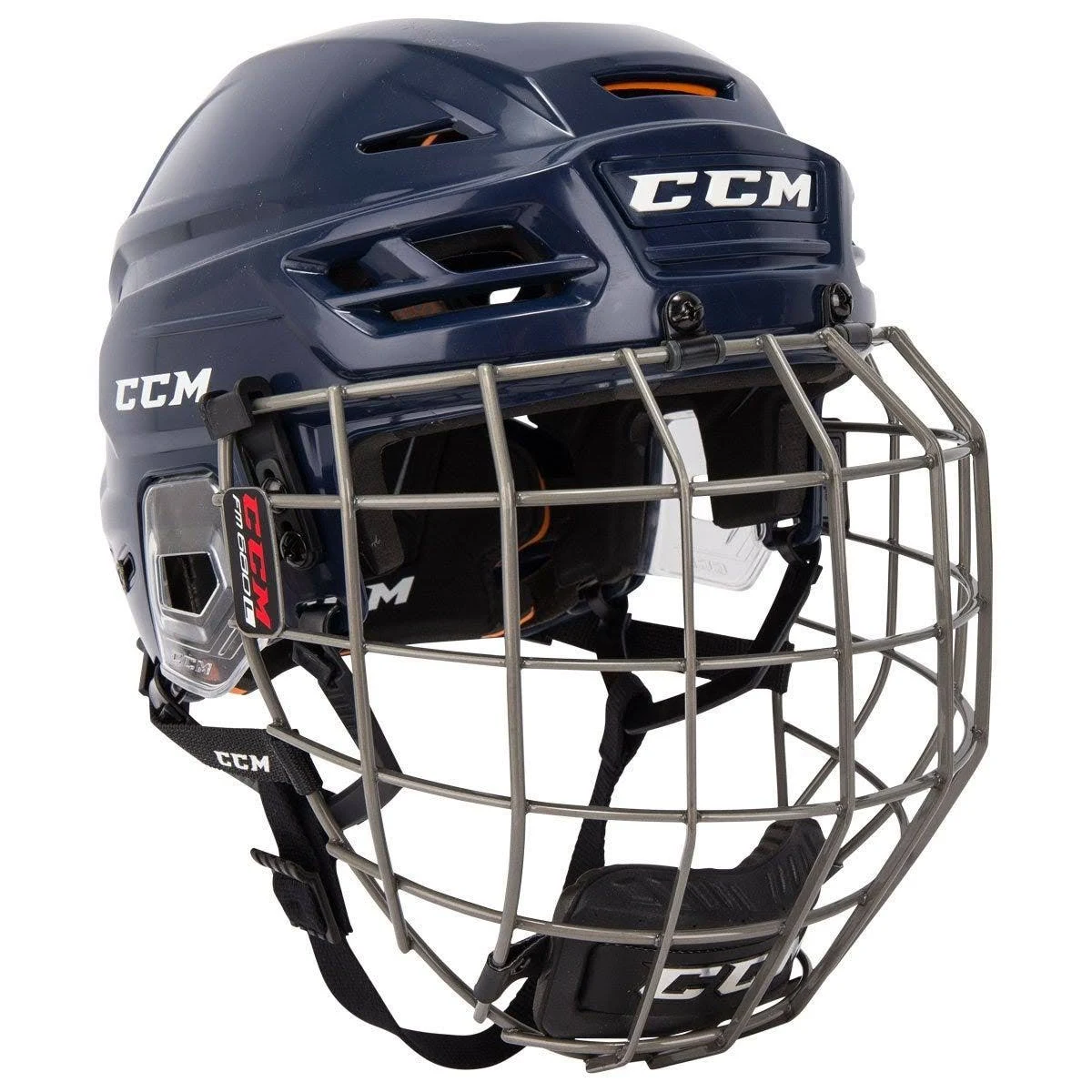 CCM Tacks 710 Hockey Helmet Combo, Small, White
