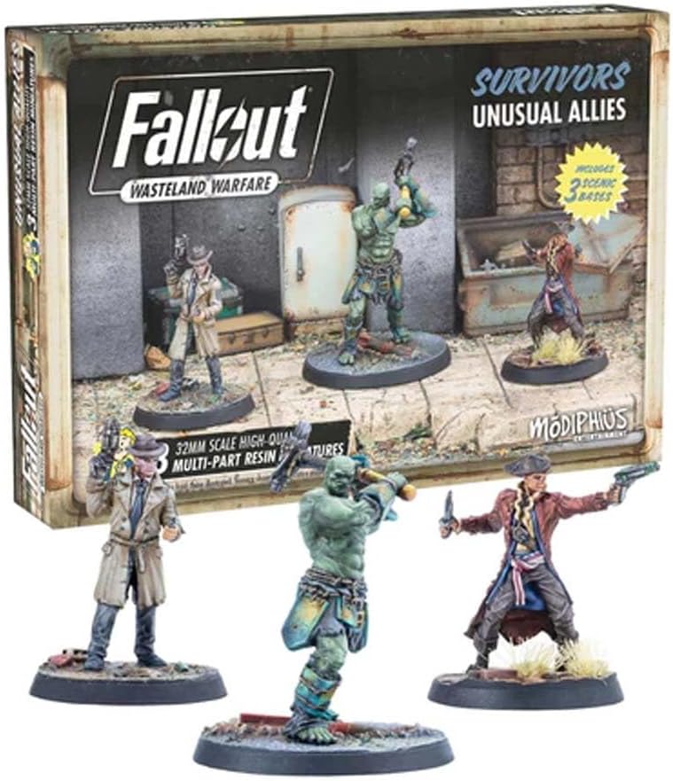 Modiphius Fallout - Wasteland Warfare - Survivors Unusual Allies