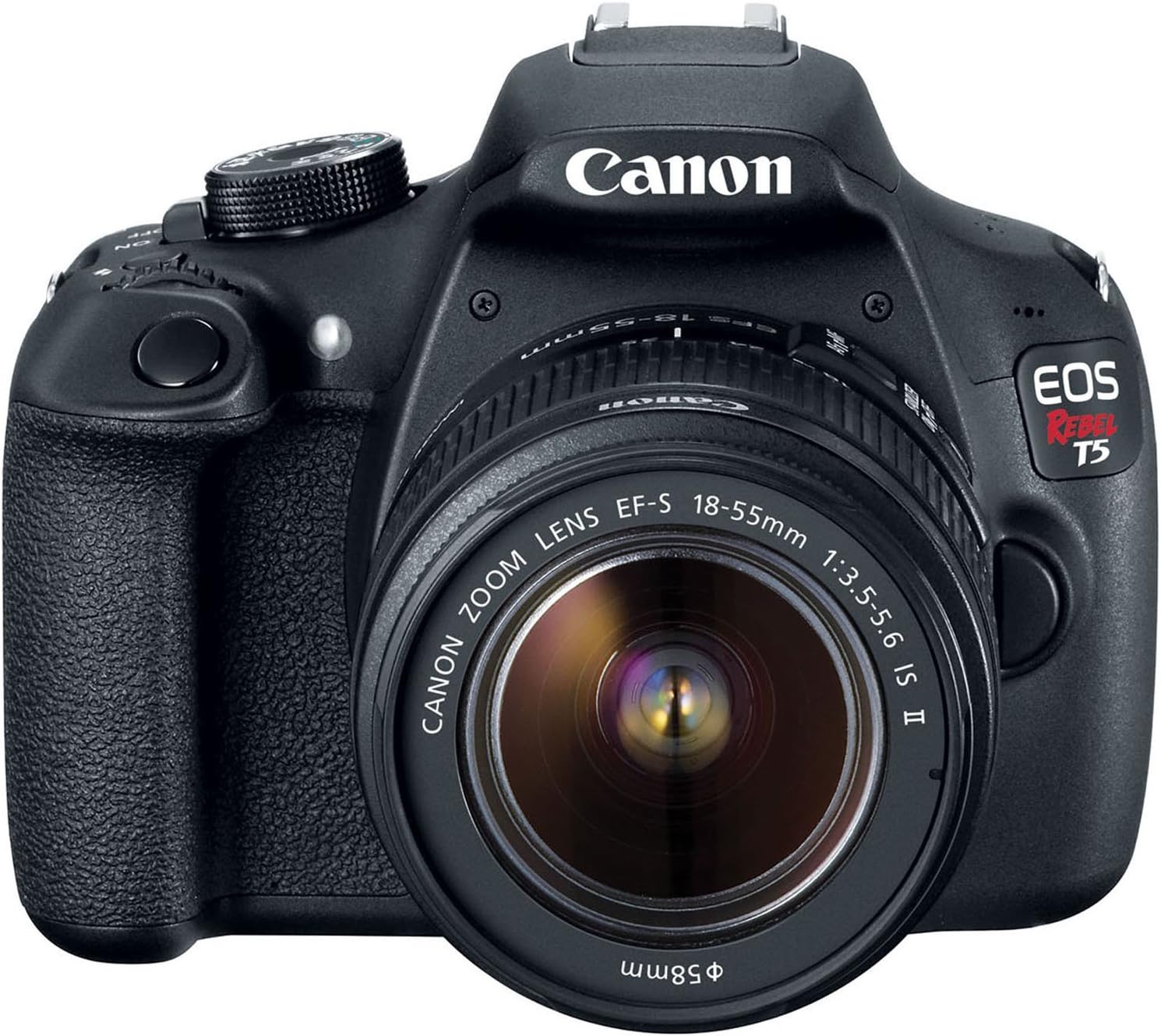 Canon EOS Rebel T5 EF-S 18-55mm IS II Digital SLR Kit (Renewed)
