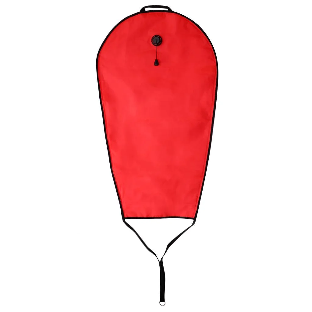 Scuba Diving Lift Bag 125 pound with Over Pressure , High Visibility with Reflective Strap for Underwater Work Snorkeling Wreck Tech Dive