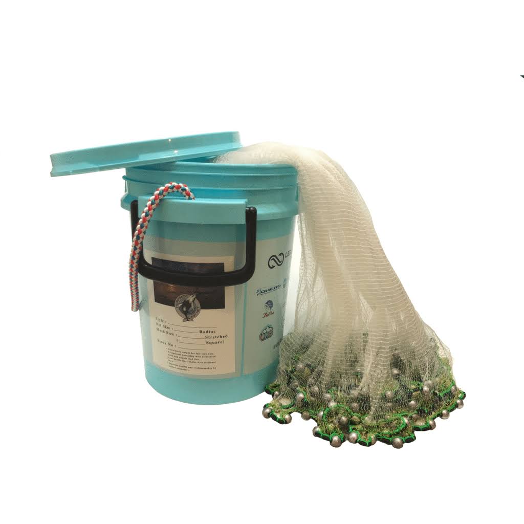 Humpback Bait Cast Net ( 3/8& Sq. Mesh)