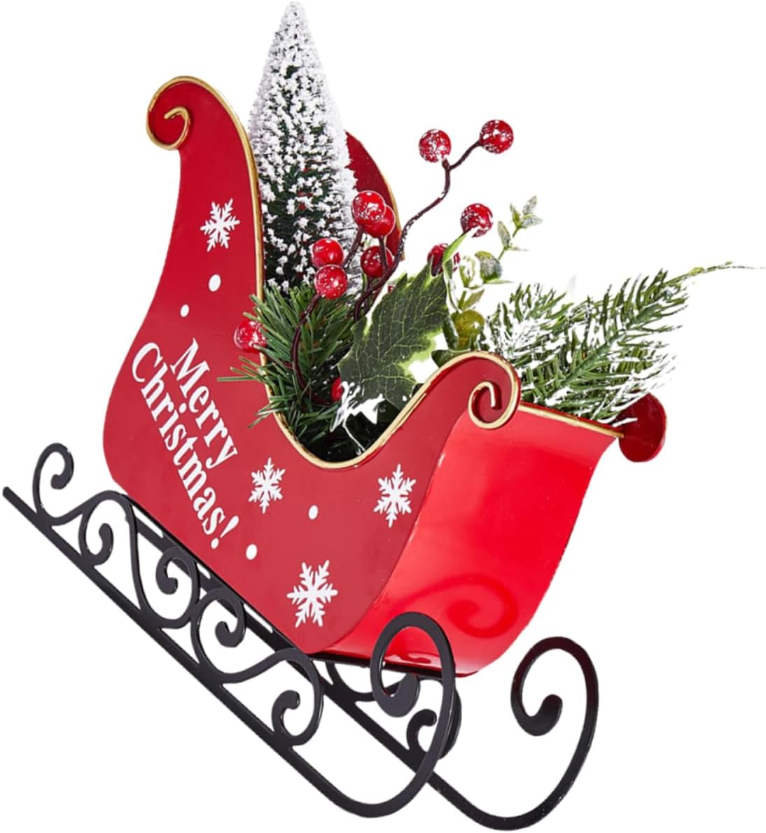 ifundom Christmas Sleigh Christmas Home Decor Christmas Decor Dining Table Decor Xmas Table Decoration Xmas Party Decor Christmas Table Decor Iron Christmas Utenciles Desktop