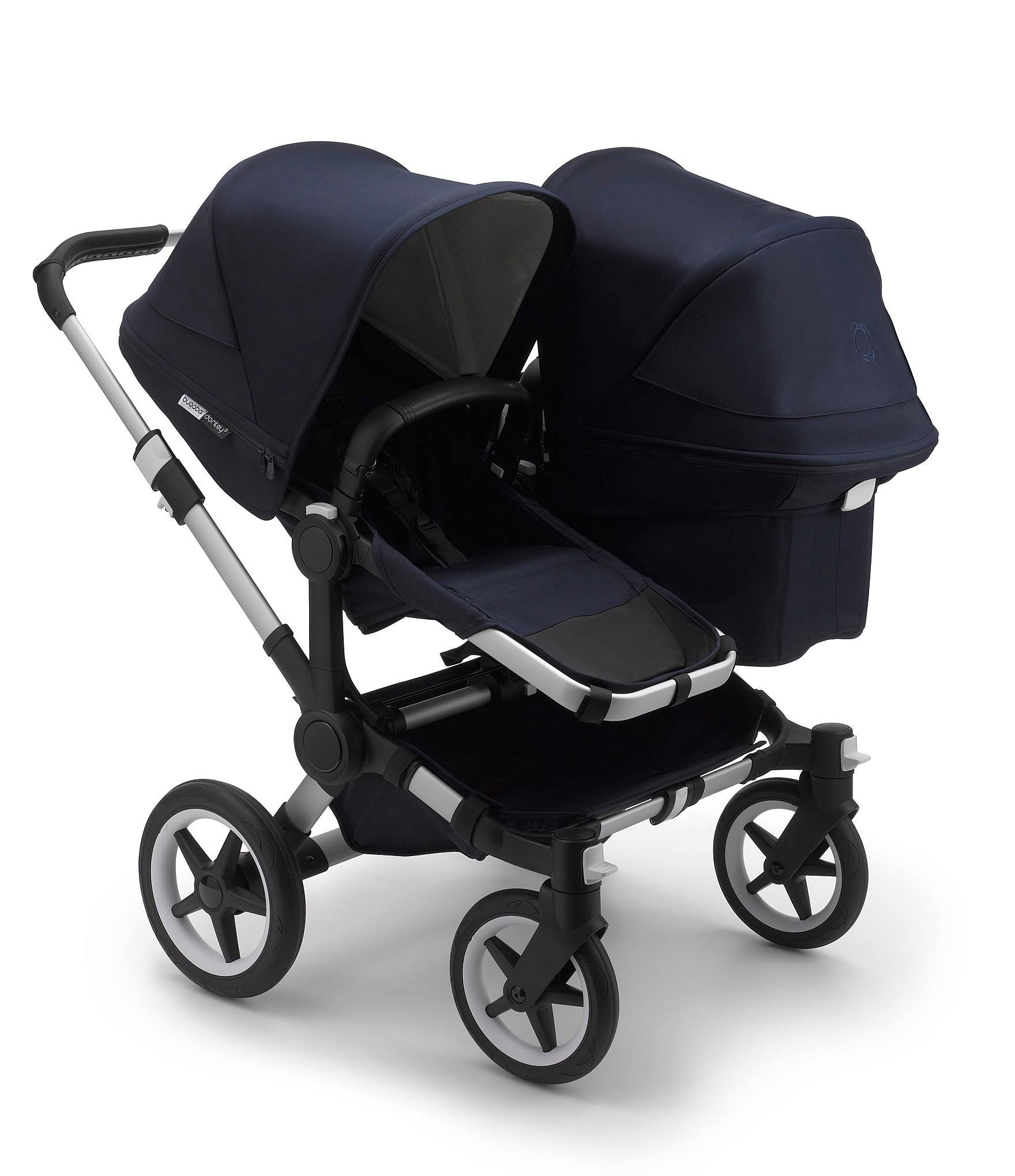 Bugaboo Donkey3 Duo Extension Set - Mineral Black/Taupe