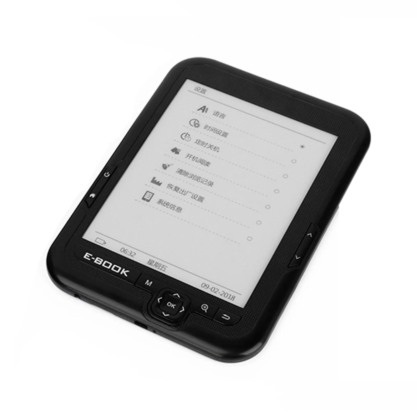 Aibecy High clear Ink Screen Ereader Devices Ebook Reader, Double RAM, Rich Functions, Freely Adjustable Fonts, 1024*768 Resolution, Targeting Computer and Network Users