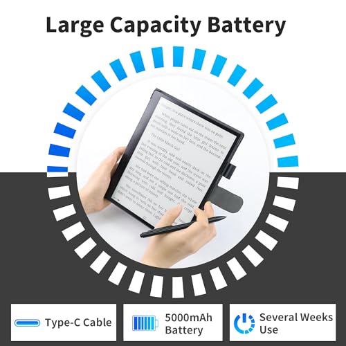 Veidoo 10.3 inch Ebook Reader, Large E-Ink 1872 * 1404 227ppi Touch Screen, 64GB ROM, WiFi, Android E-Reader, Built-in Speaker, Notetaking Digital Epaper E-Ink Tablet with Stylus and Cover(Black)