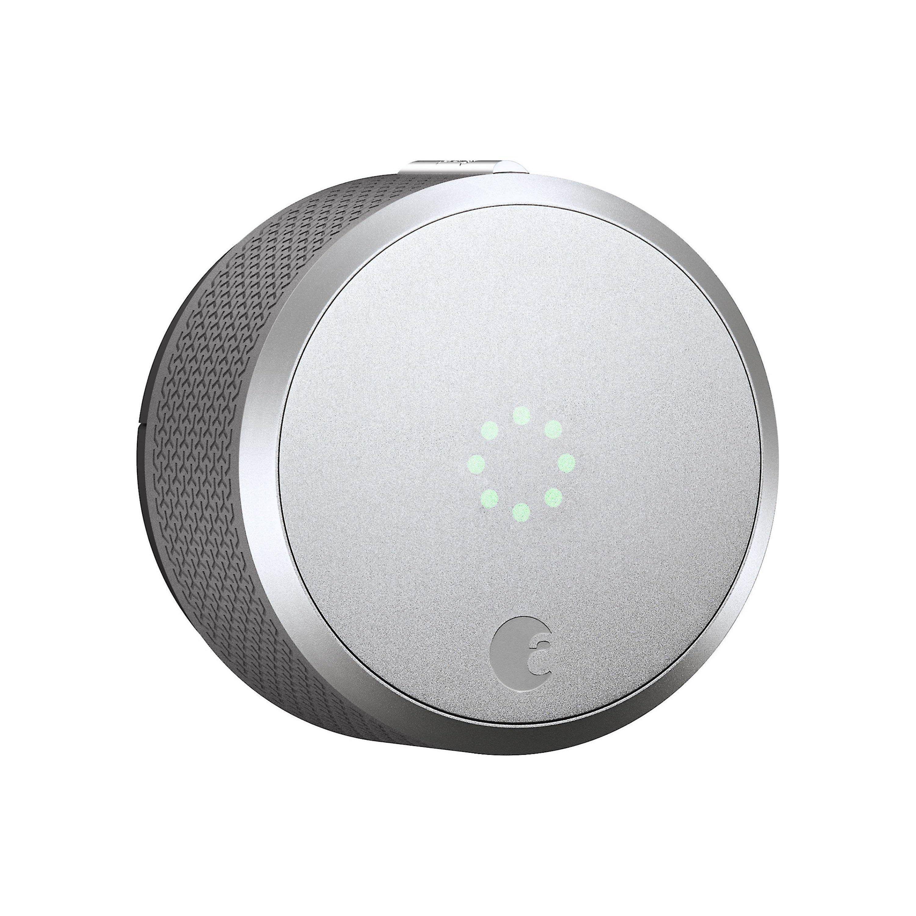 August Smart Lock Pro Plus Connect Door Lock, Silver