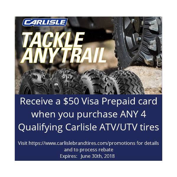 Carlisle AT489 ATV/UTV Tire - 26x10-14 3*
