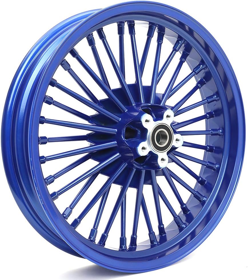 TARAZON 21 x 2.15 18 x 3.5 Fat Spoke Front Rear Wheel Rim Set for Harley Dyna street bob FXDB, Super Glide wide glide Low Rider