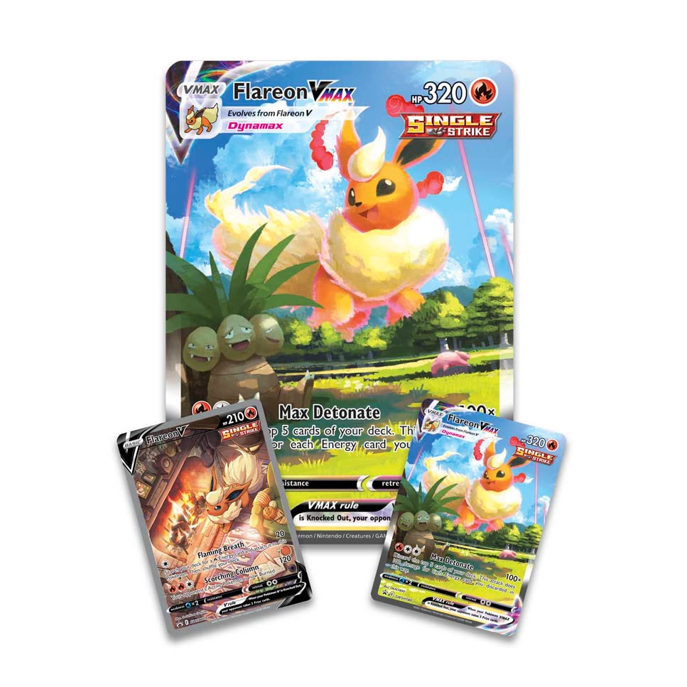 Pokemon TCG: Eevee Evolutions Flareon - VMAX Premium Collection