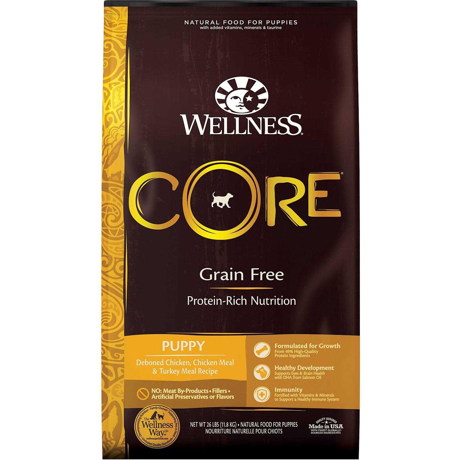 Wellness CORE Grain Free Puppy Chicken & Turkey Dry Dog Food - Pet Supplies online store