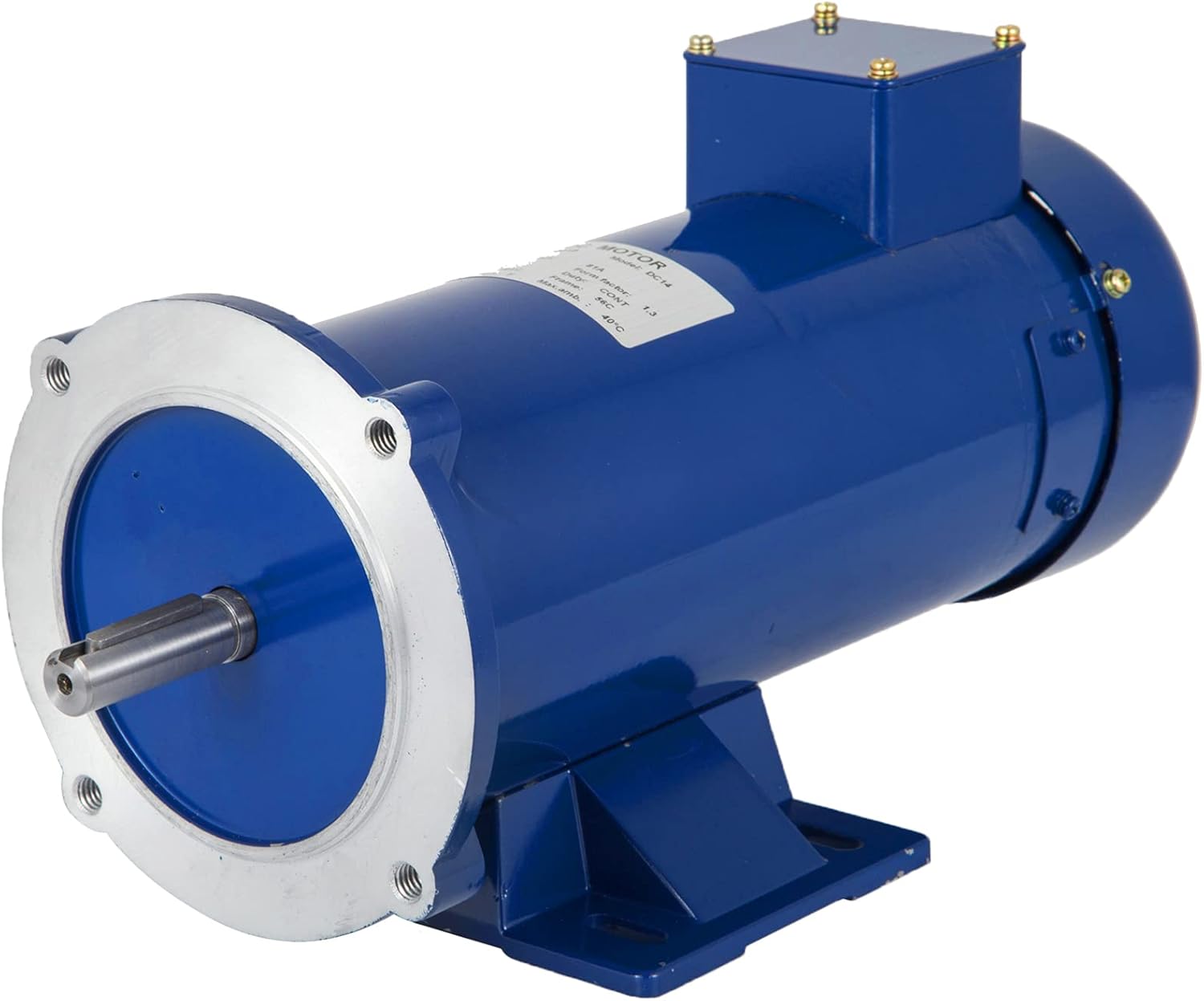 VEVOR 1 Hp DC Motor Rated Speed 1750 RPM 12V Electric Motor Permanent Magnet Motor