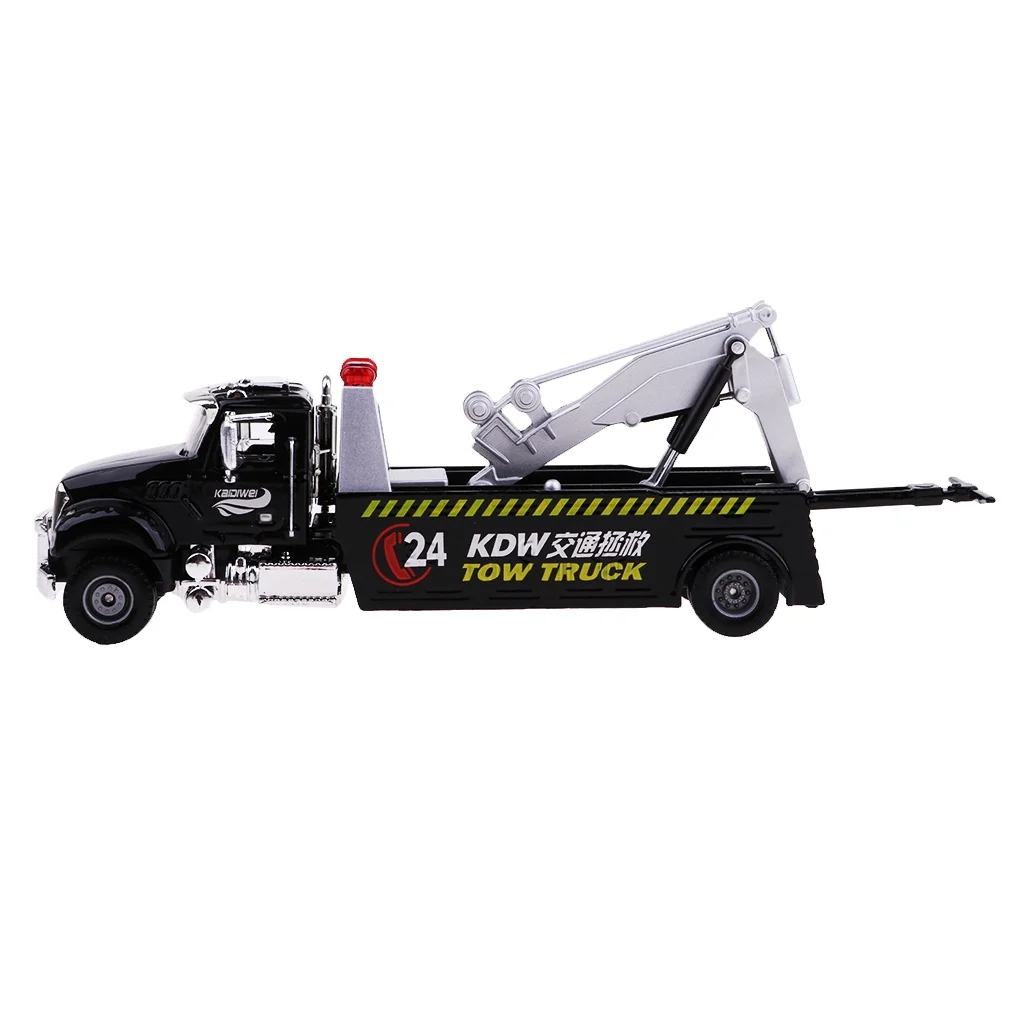 1:50 Scale Diecast Tow Truck Wrecker Road Vehicle Collectible Toy, High