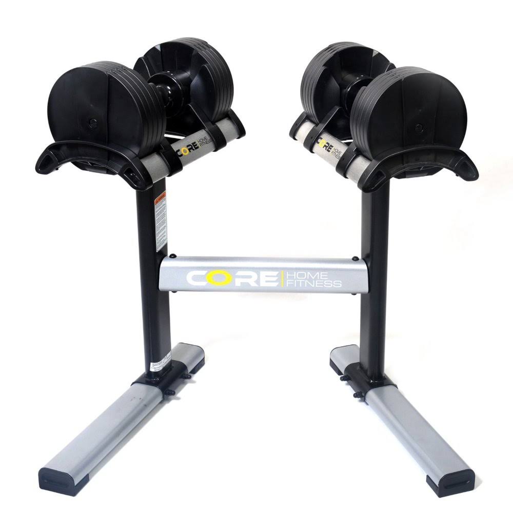 Core Home Fitness Adjustable Dumbbell Pair 5-50 lbs