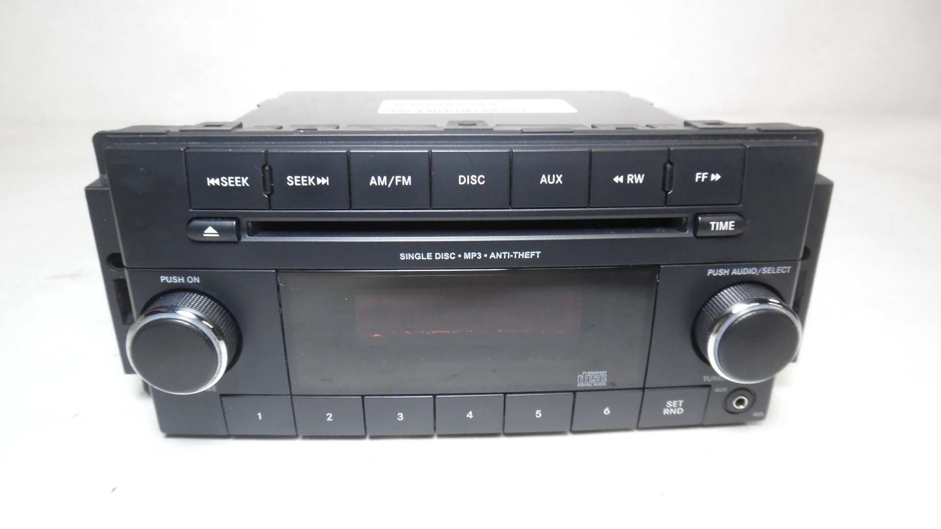 Pre-Owned 2012-2020 Dodge Caravan Single Disc CD MP3 Player Radio Receiver RES OEM (Good)