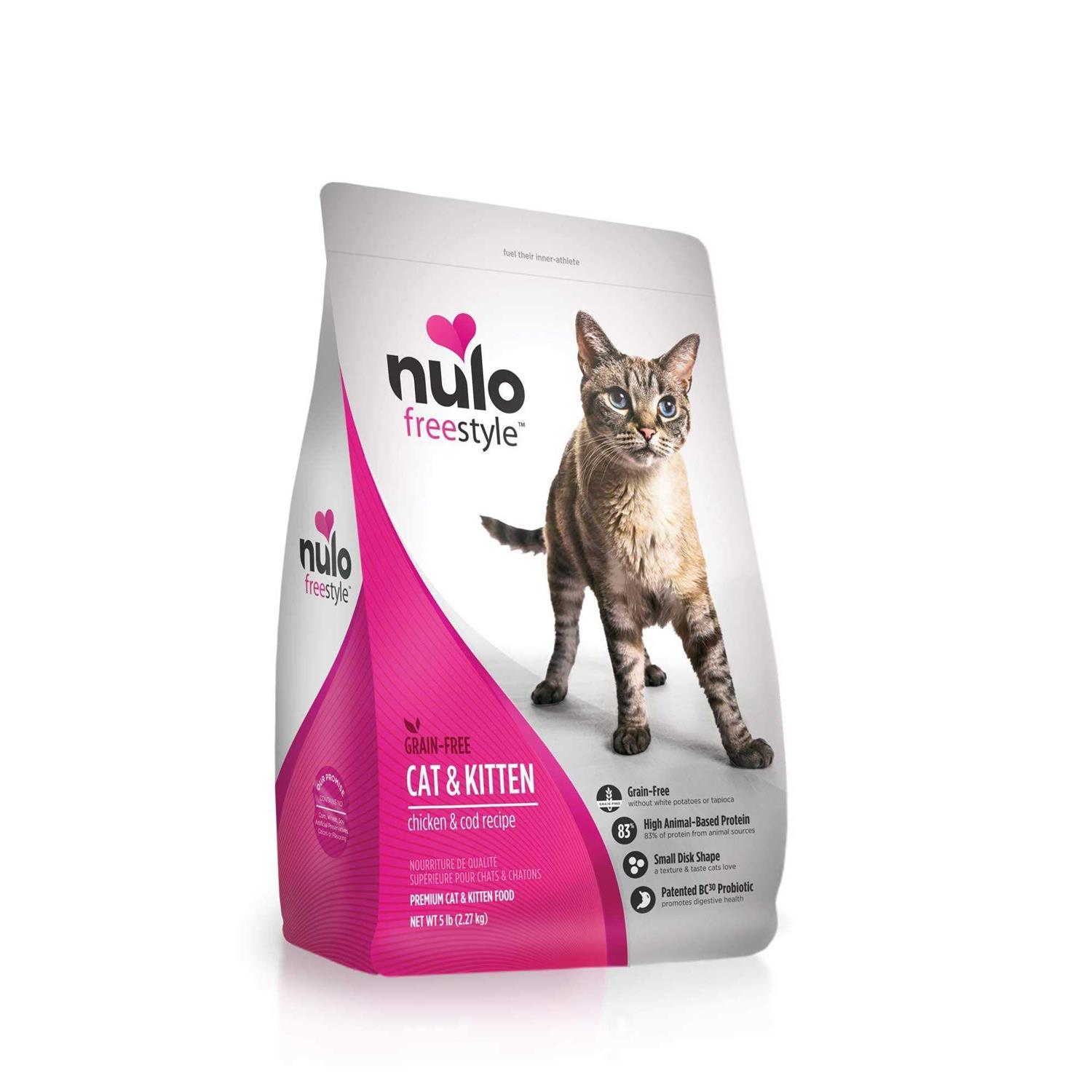 Nulo Freestyle Grain Free Chicken & Cod Dry Cat & Kitten Food - Pet Supplies online store