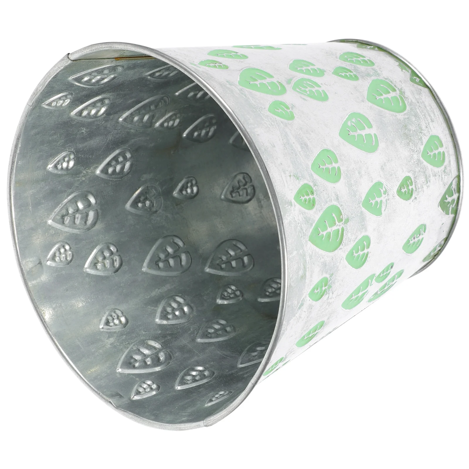 Flower Preservation Container Pot Tall Plant Stand Light Green