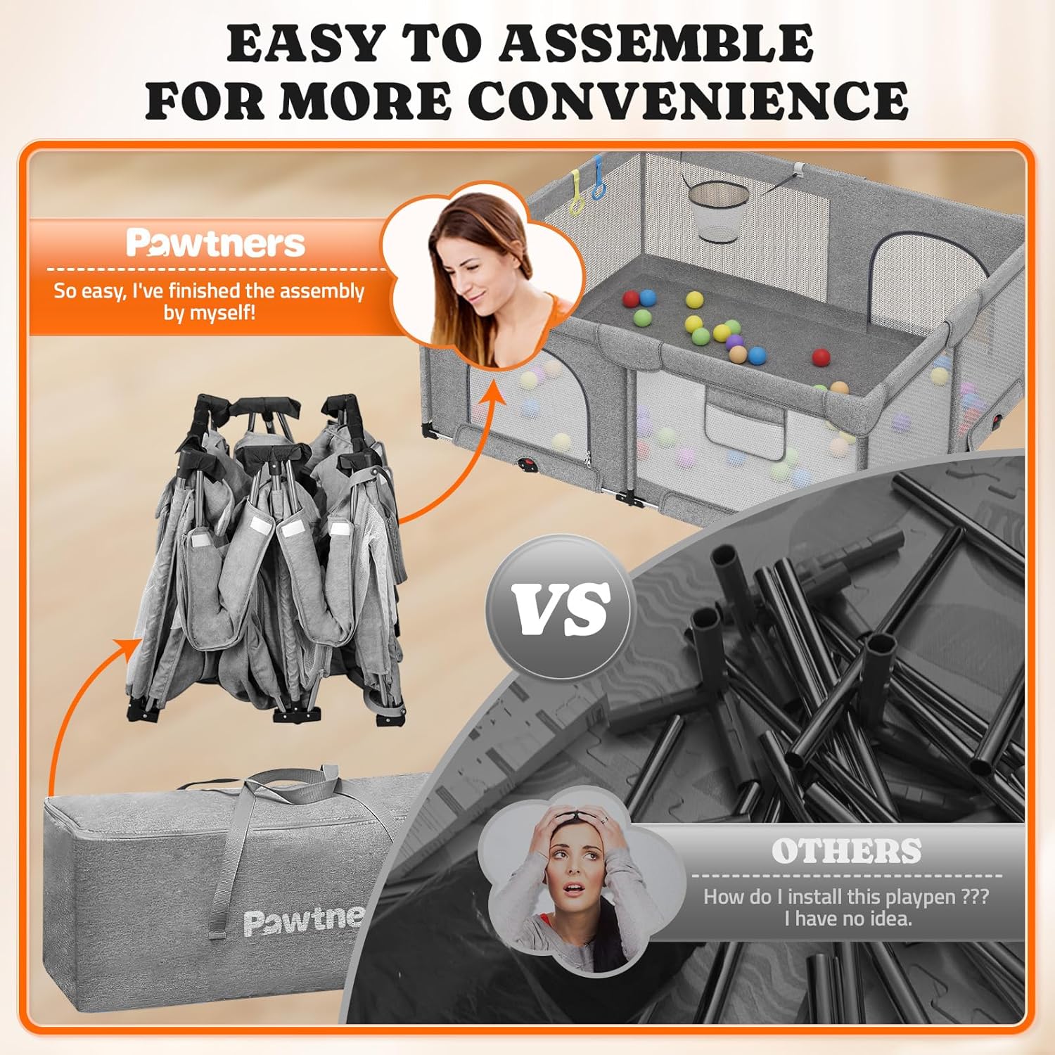 Foldable Playpen for Babies and Toddlers: 71