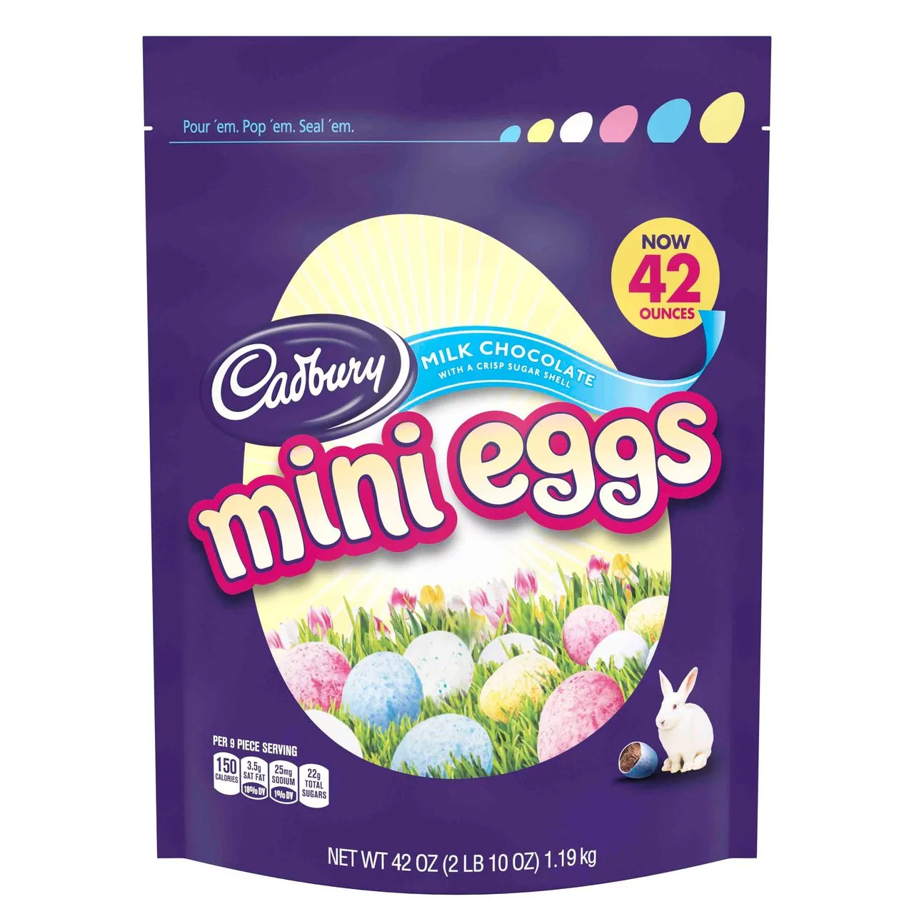 Product of Cadbury Mini Eggs Easter Candy, 42 oz.