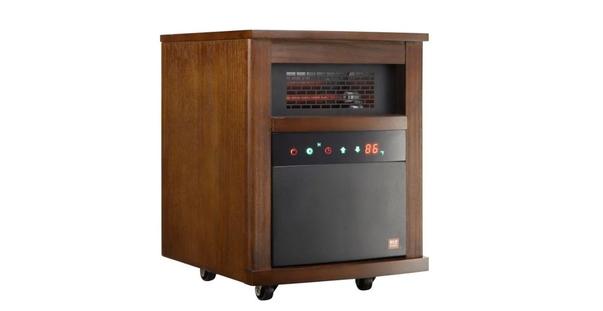 RedStone 1,500 W Portable Electric Infrared Heater with Cabinet