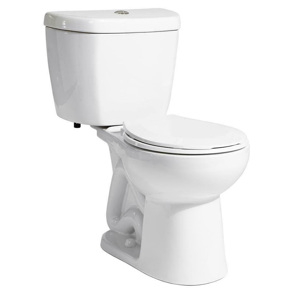 Niagara Stealth 10 in. Rough-In 2-Piece 0.8 GPF Single Flush Round Front Toilet in White