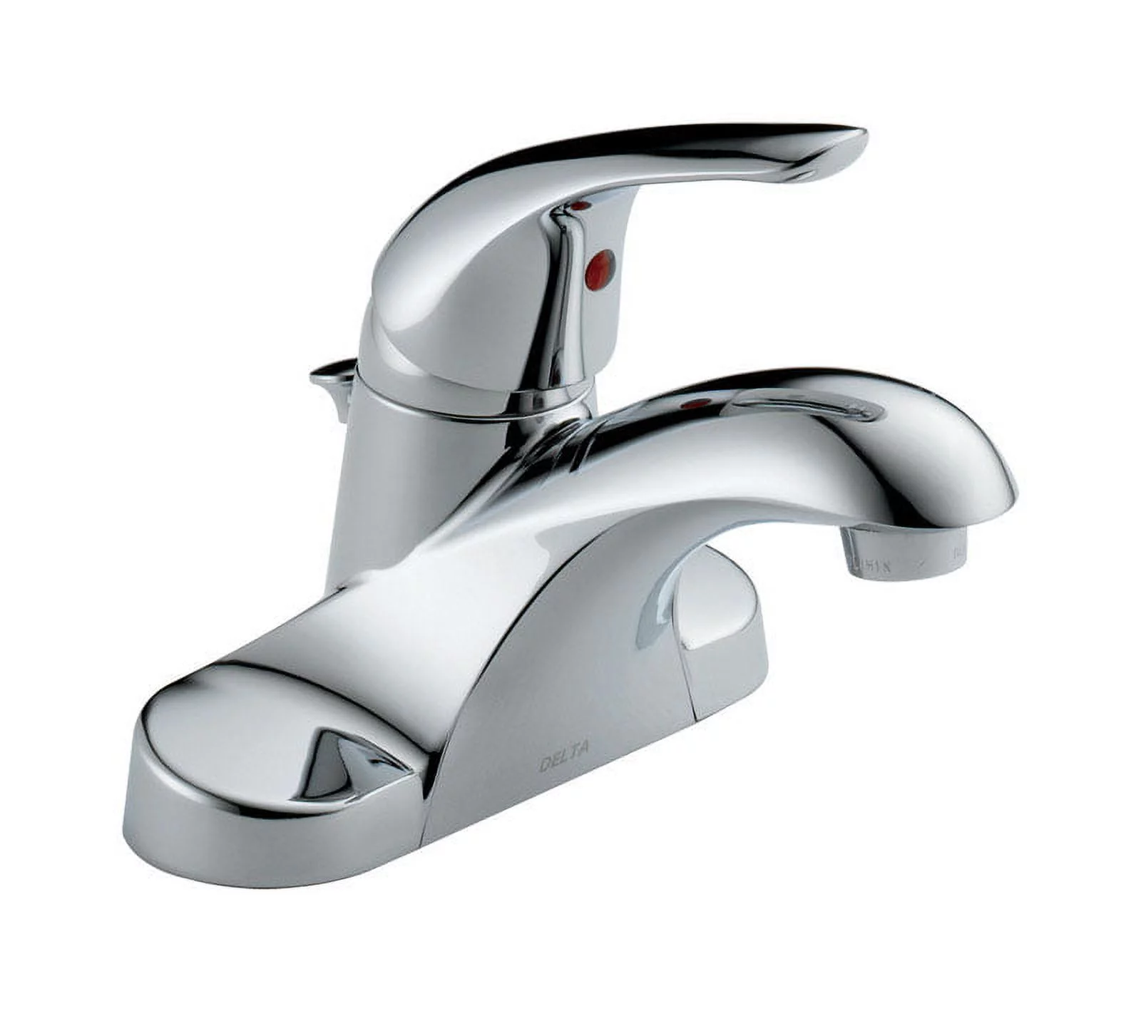 Delta Foundations Chrome Single Handle Lavatory Pop-Up Faucet 4 in.