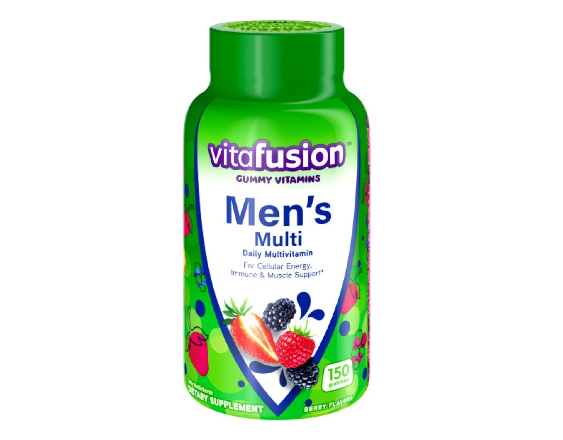 Vitafusion Fiber Well Sugar Free Fiber Supplement & Adult Gummy Vitamins for Men