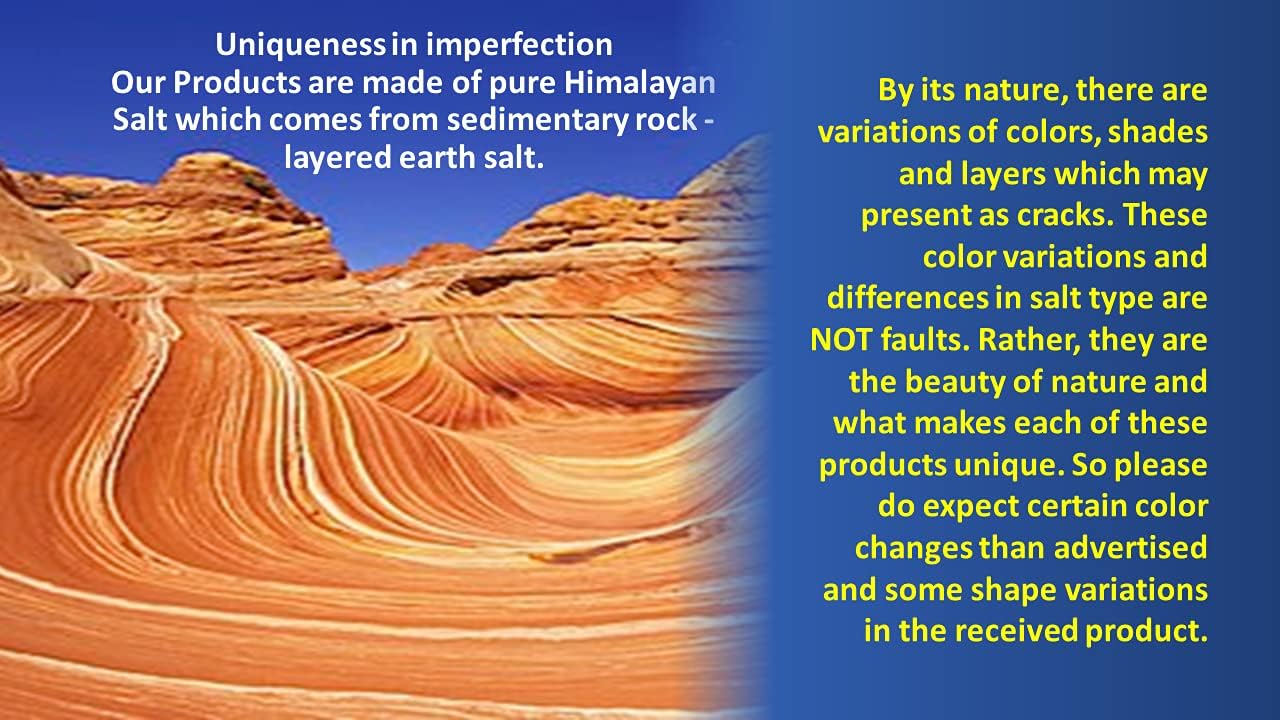 Apex Global Himalayan Fire Bowl Salt Lamp with 6 Massage Balls Premium Quality with Dimmer Switch and Extra Bulb (6 inches, 8 lbs.) Unique Gift Idea