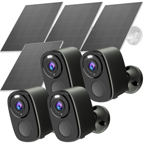 Security Cameras Wireless Outdoor for Home Security, 5MP Battery Powered Surveillance Camera with AI Motion Detection, Siren, Color Night Vision, 2-Way Talk, Waterproof, Cloud/SD, Works with Alexa