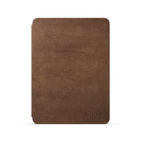 All-new Amazon Kindle Paperwhite and Kindle Colorsoft Signature Edition Case, Lightweight and Foldable Protective Cover - Premium Leather