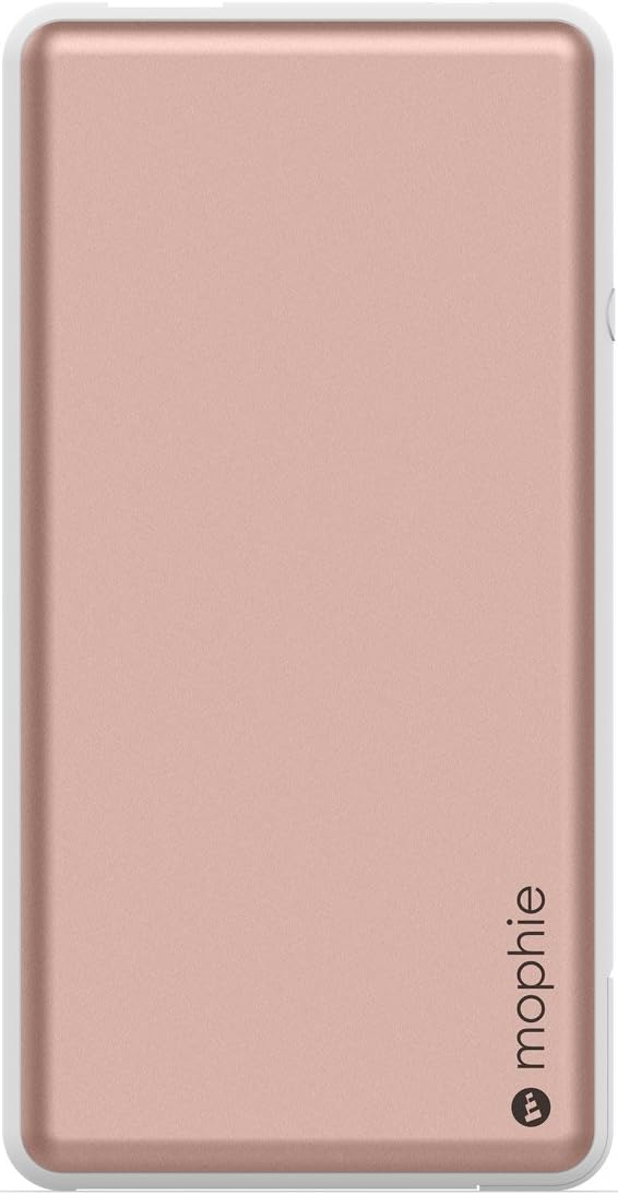 Mophie powerstation Plus - External Battery with Built in cables for Smartphones - Rose Gold Pack of 2