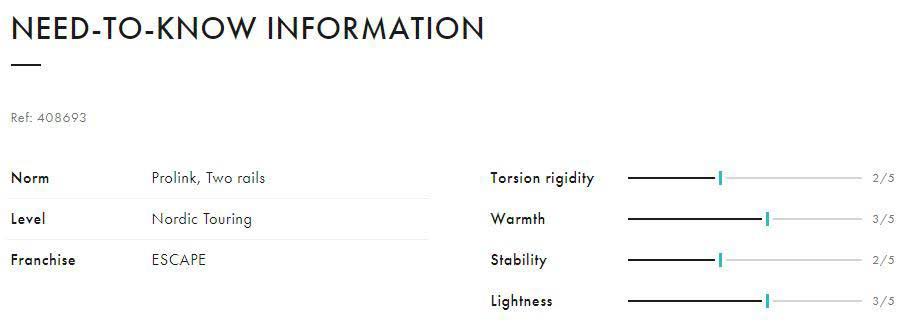Salomon Escape Prolink 12.5
