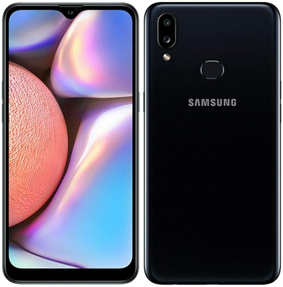 Samsung Galaxy A10S A107M 32GB Unlocked GSM DUOS Phone w/ Dual 13MP & 2MP Camera (International Variant/US Compatible LTE / 3G) - Black (Renewed)
