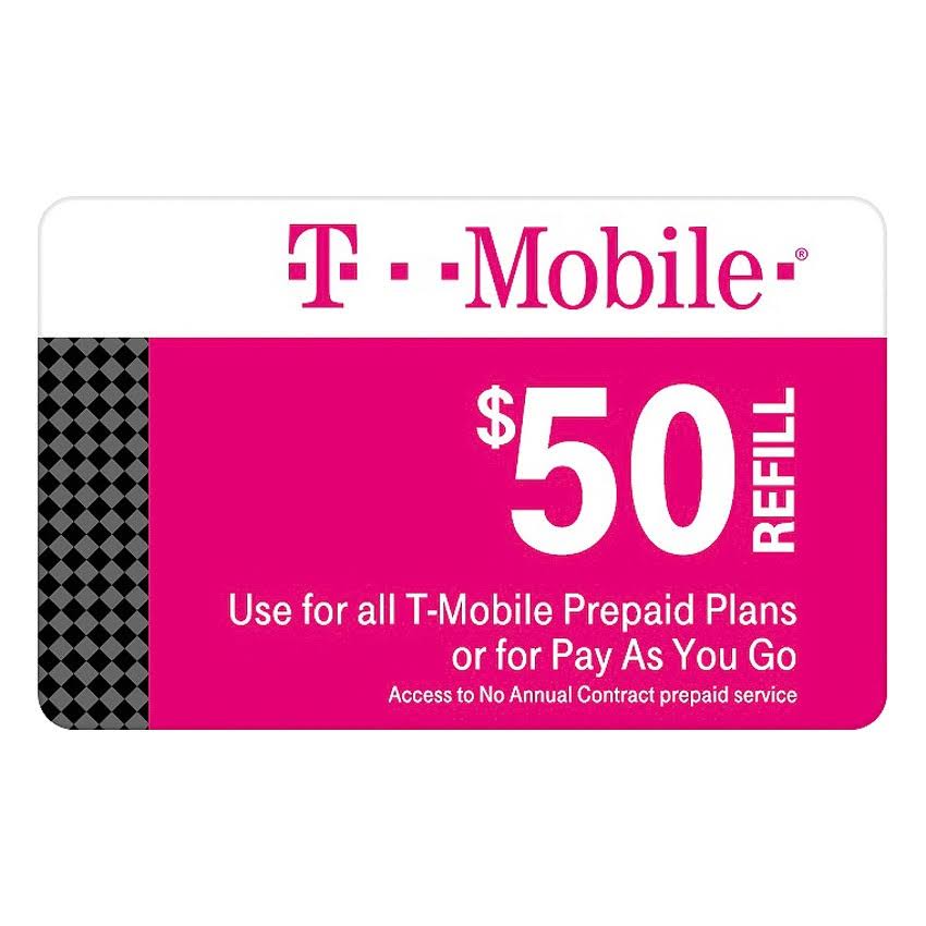 T-Mobile Prepaid Refill Card (Email Delivery)