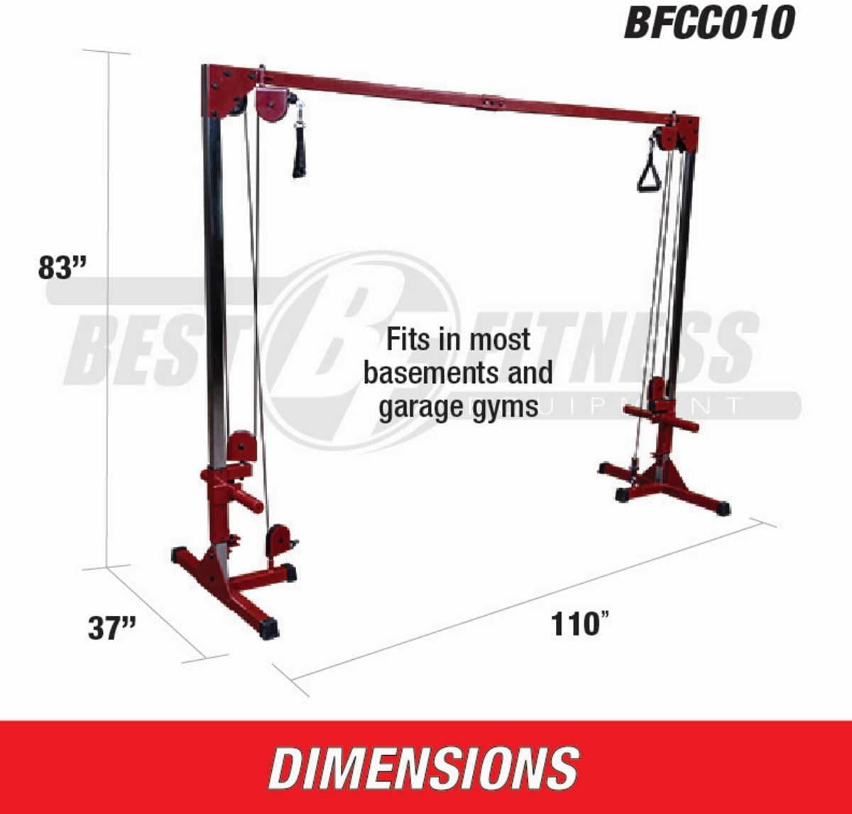 (BFCCO10) Cable Crossover Exercise Machine, 2