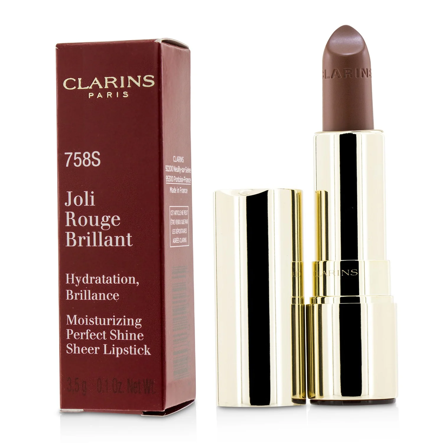 Clarins Joli Rouge Brillant (Moisturizing Perfect Shine Sheer Lipstick) - # 32 Pink Cranberry  3.5g/0.1oz