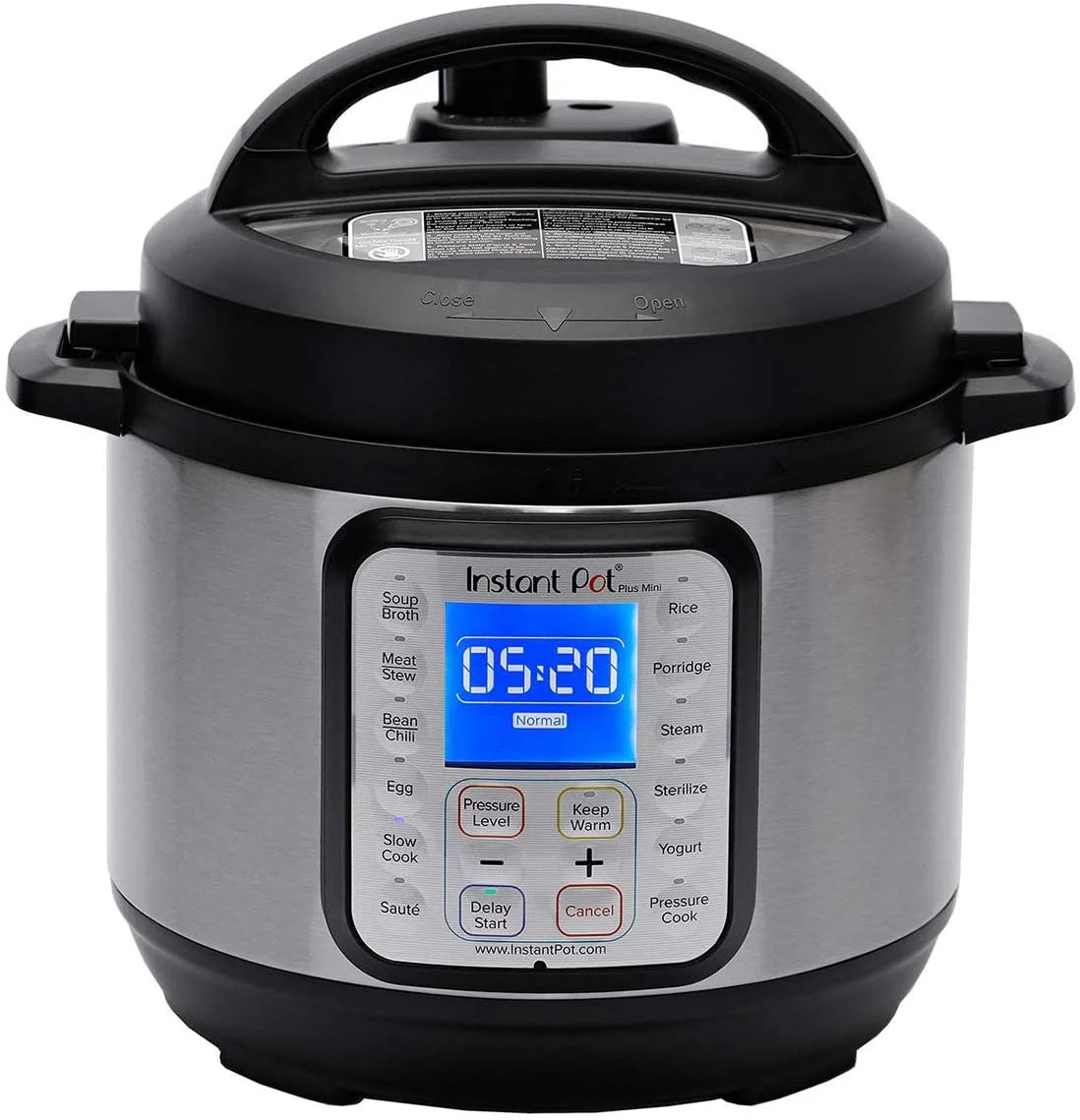 Instant Pot Duo Plus Mini 9-in-1 Electric Pressure Cooker, Sterilizer, Slow Cooker, Rice Cooker, Steamer, Sauté, Yogurt Maker, and Warmer, 3 Quart, 13 One-Touch Programs