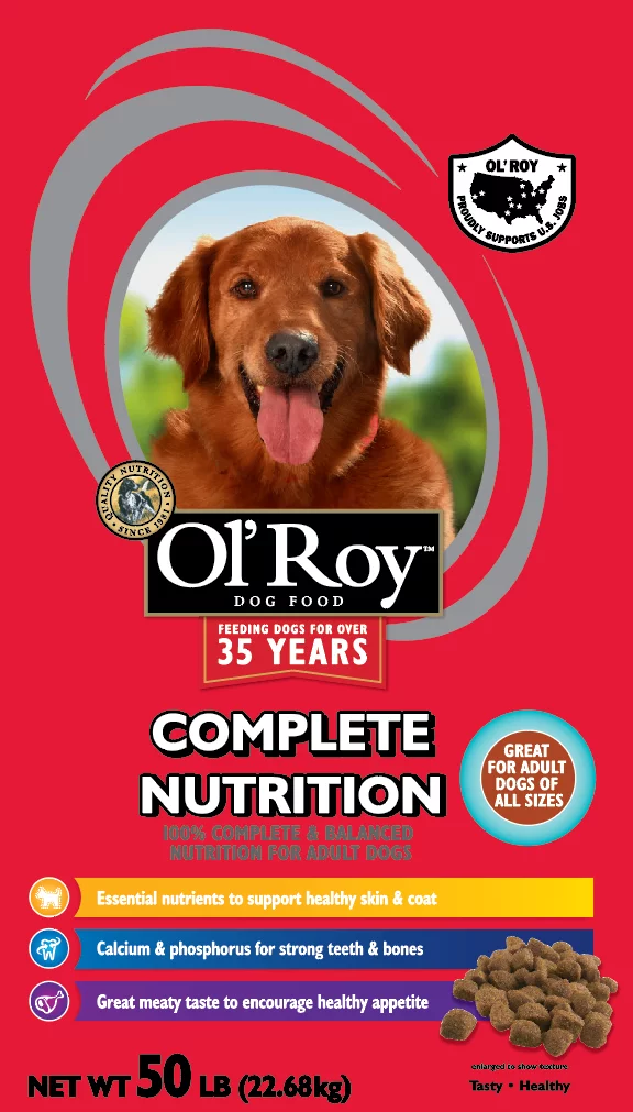 Ol' Roy Complete Nutrition Adult Dog Food, 53 lb. - Curated Treasures Market