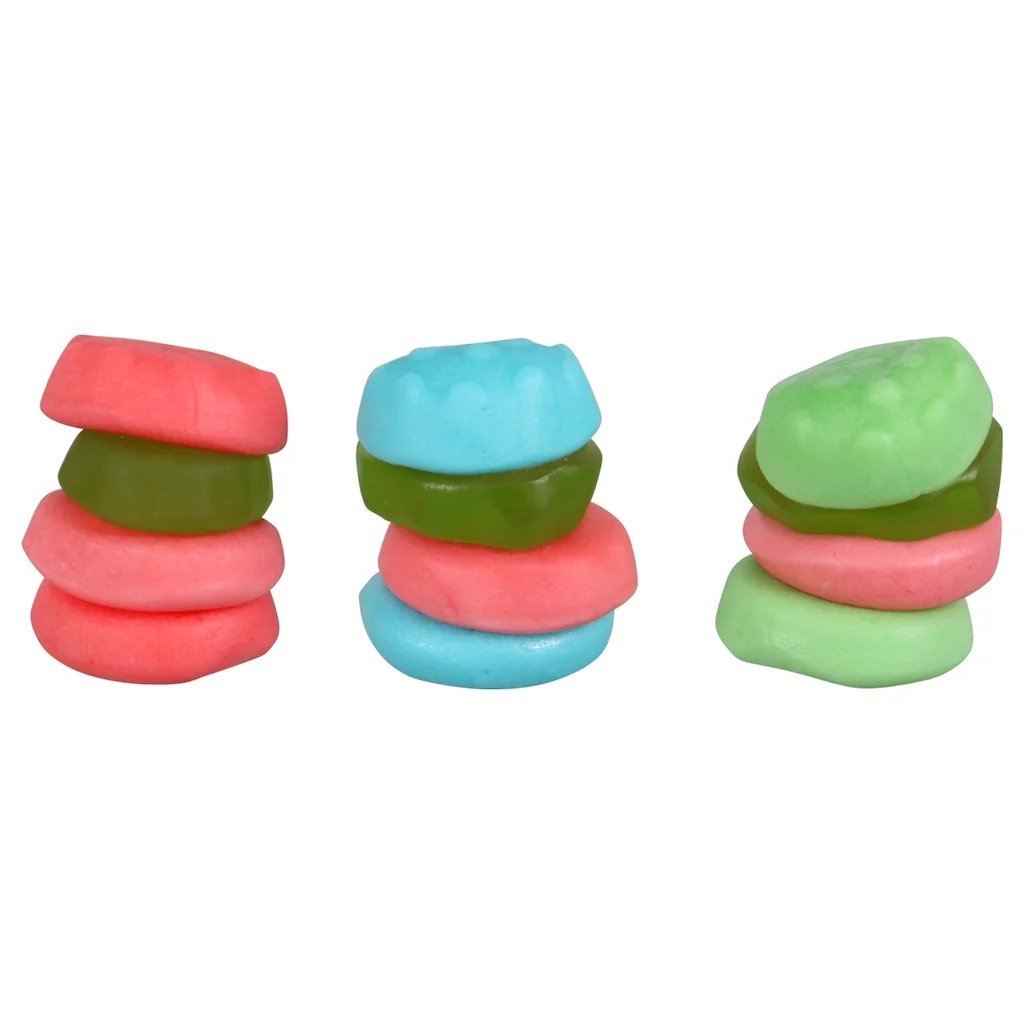 Spongebob Squarepants Krabby Patties Watermelon Gummy Candies, 2.54 oz. (2 PACK)