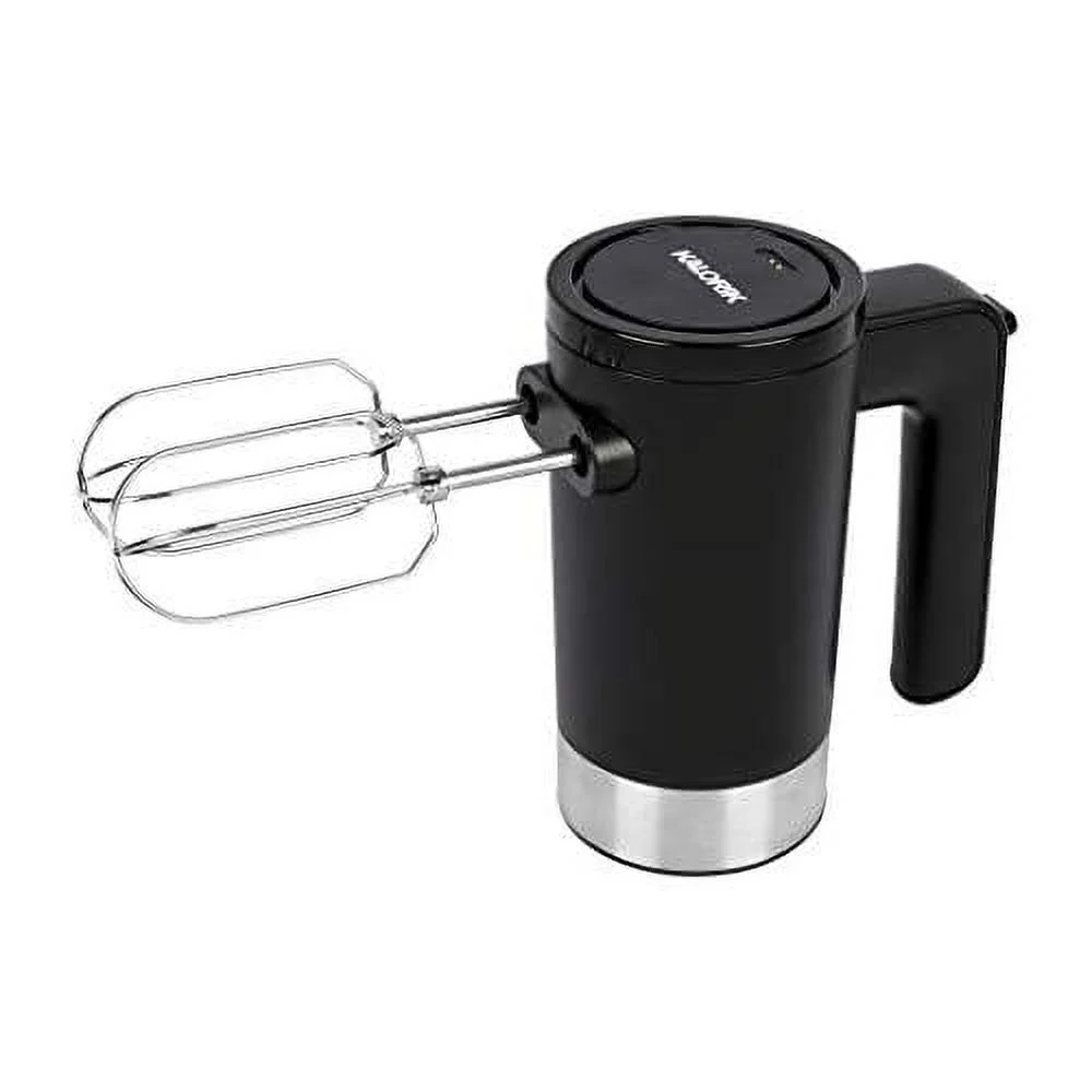 Cordless Electric Hand Mixer, Black