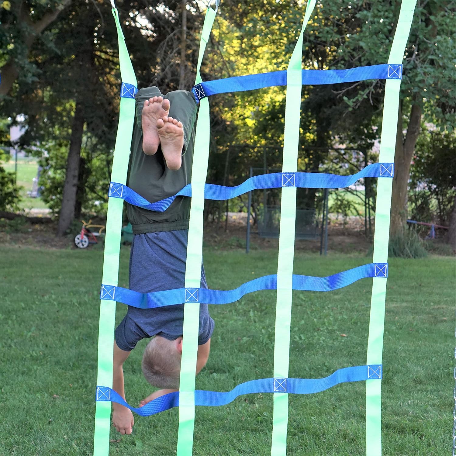 SENSORY4U Kids Climbing Cargo Net Indoor Outdoor Jungle Gym Ninja Warrior Attachment PT OT Gross Motor Skills
