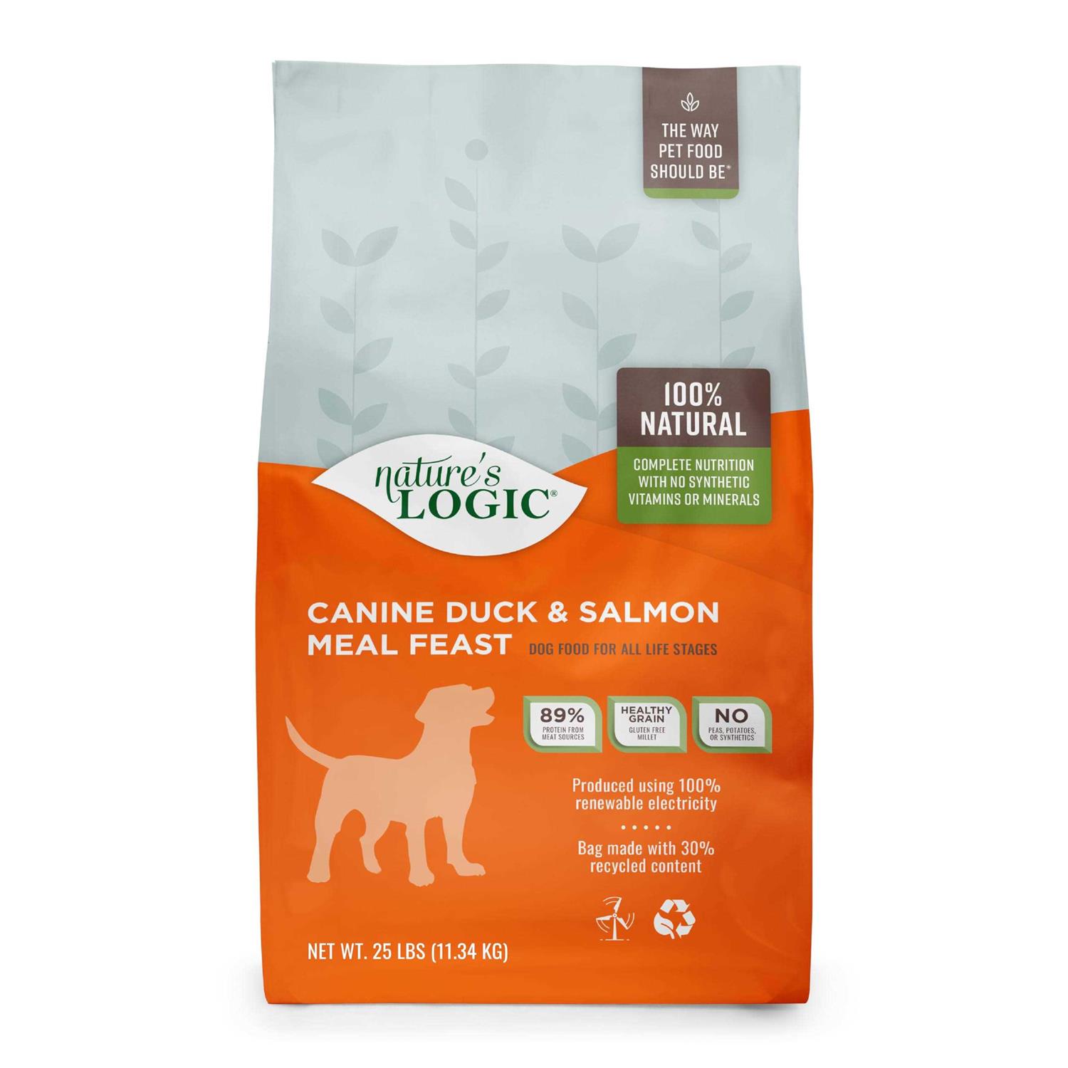 Nature's Logic Canine Duck & Salmon Meal Feast Dry Dog Food - Pet Supplies online store