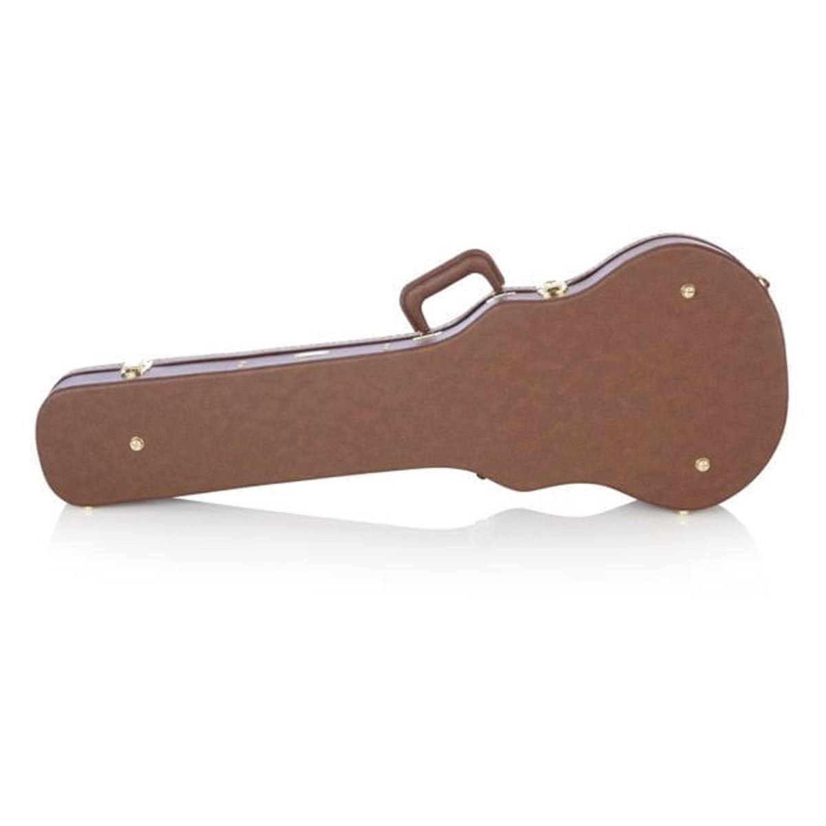 Gator GW-LP-BROWN Deluxe Wood Guitar Case